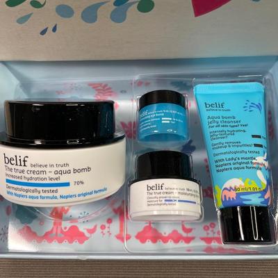 belif Aqua Bomb skincare gift set