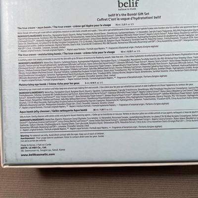 belif Aqua Bomb skincare gift set