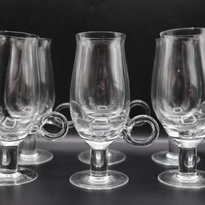 Vintage Pedestal Glass Goblets