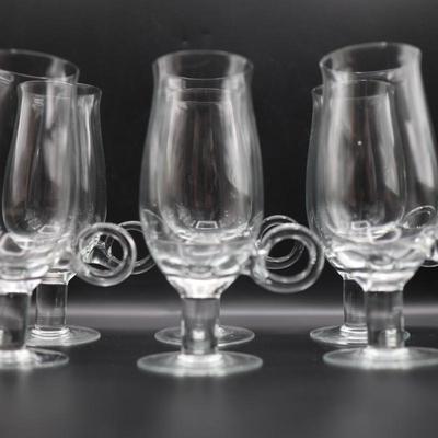 Vintage Pedestal Glass Goblets