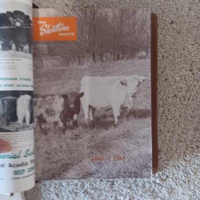 MANY 1960'S SHORTHORN WORLD MAGAZINES, LEATHER CALENDAR AND MORE