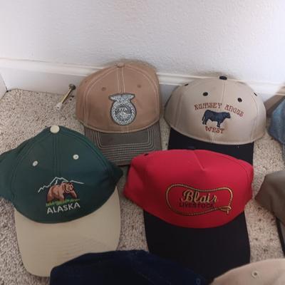 GREAT SELECTION OF BALL CAPS IN GOOD SHAPE