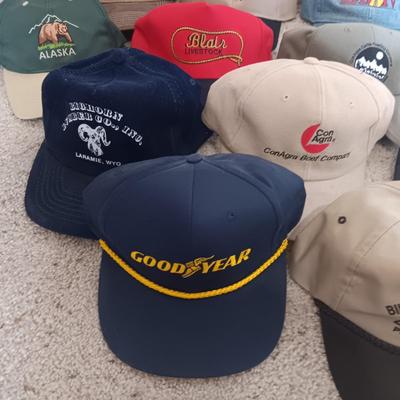 GREAT SELECTION OF BALL CAPS IN GOOD SHAPE