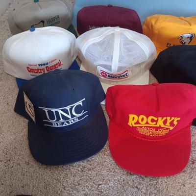 GREAT SELECTION OF BALL CAPS IN GOOD SHAPE