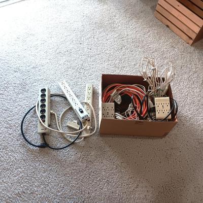 AN ASSORTMENT OF ELECTRICAL CORDS
