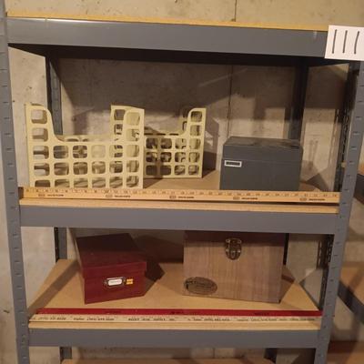 2 DRAWER FILING CABINET AND FILING BOXES
