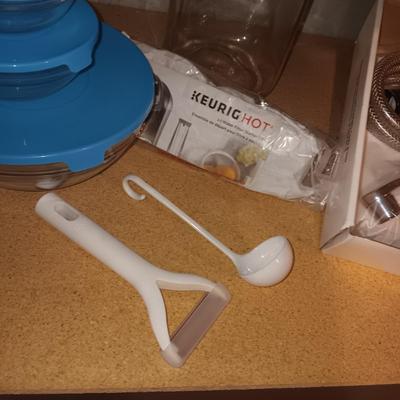 NEW KITCHEN FAUCET AND VARIOUS KITCHEN ITEMS