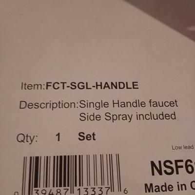 NEW KITCHEN FAUCET AND VARIOUS KITCHEN ITEMS