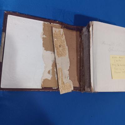 ANTIQUE PHOTO BOOK FILLED WITH ANTIQUE PHOTOS
