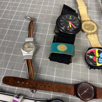 Lot of Swatch Watches 
