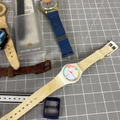 Lot of Swatch Watches 