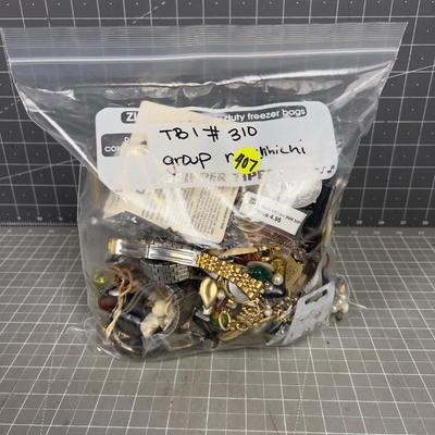 Tray of Jewelry JUNK Drawer Cleaner. 