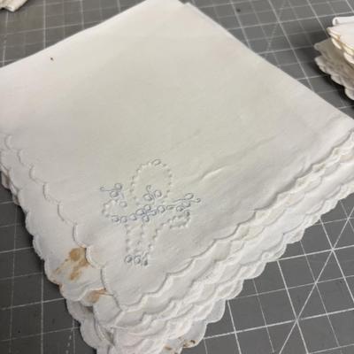 VINTAGE - Lost art for Linen and Cotton NAPKINS 