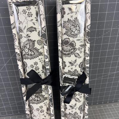 4 Black & White Drawer Liners 