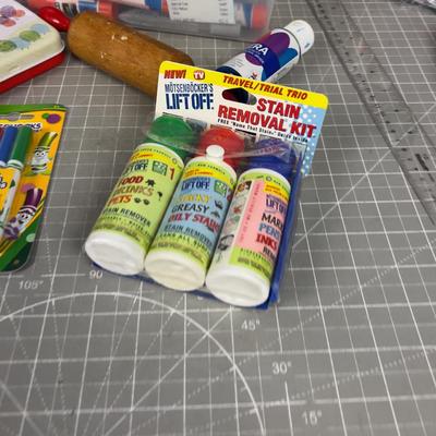 Other Crafting Items: Glitter, Tempera Paint, Glue, Brushes 