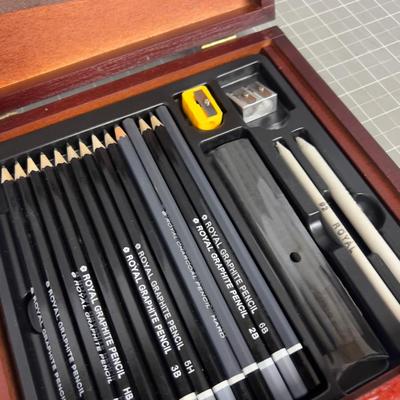 Charcoal, Pencils and Pastels Not used Much.