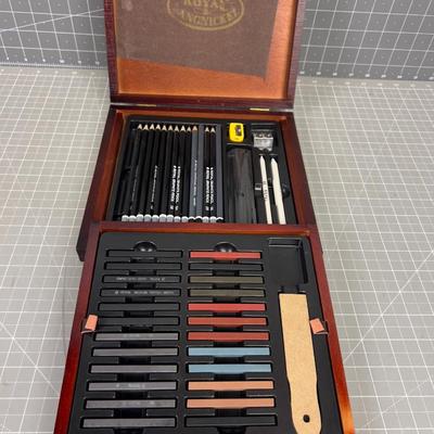 Charcoal, Pencils and Pastels Not used Much.