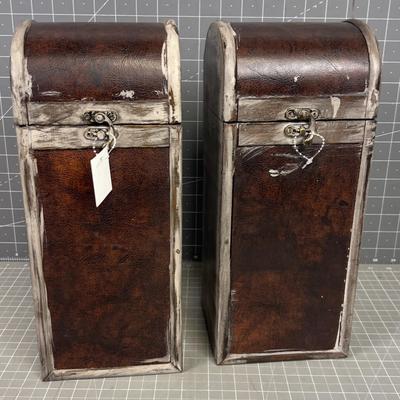 2 Rustic Looking Boxes 