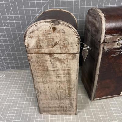 2 Rustic Looking Boxes 
