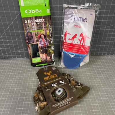 Insole, Hunting Cap, Warmers 