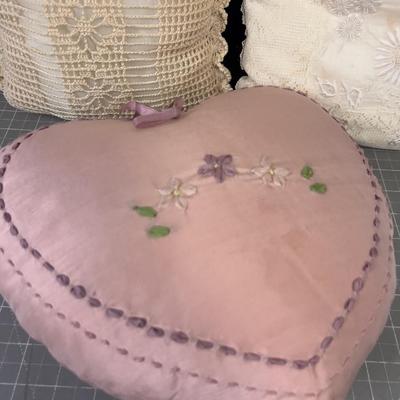 Pillows: Crochet Satin and Lace 
