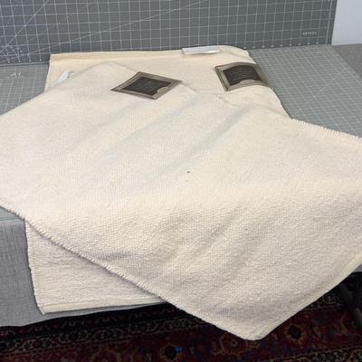2 NEW Cotton Accent Rugs 