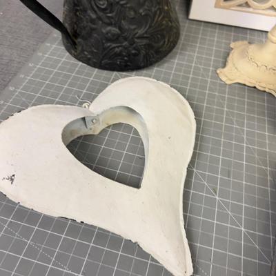 White-ish Decorative Items, NEW 
