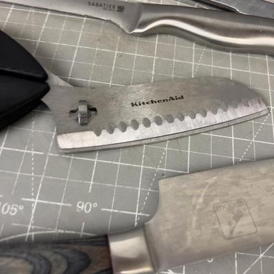 Kitchen Knives, Cleavers, Etc., 