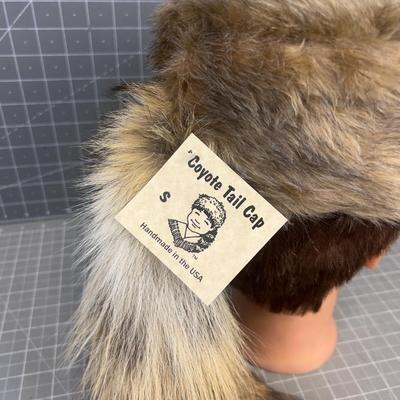 Real Coyote Tail CAP