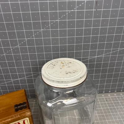 Jar and Mrs. Fields Recipe Box