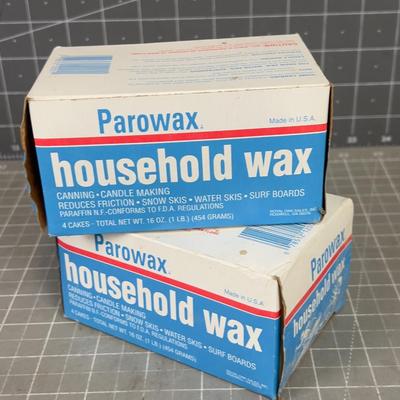 2 Blocks of Paraffin  Parowax