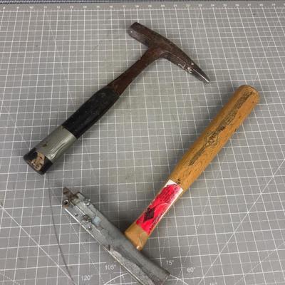 Roofing Hammer and a Rock Hammer 