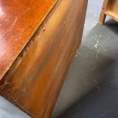 Mahogany Chest, with a Bow Front 