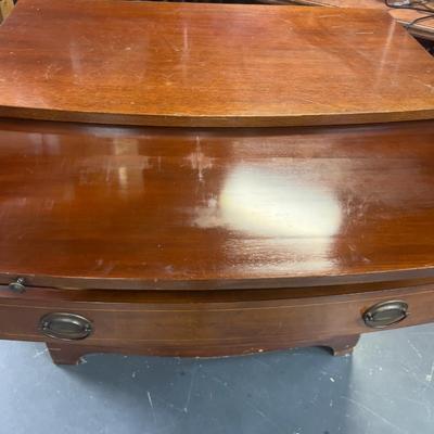 Mahogany Chest, with a Bow Front 