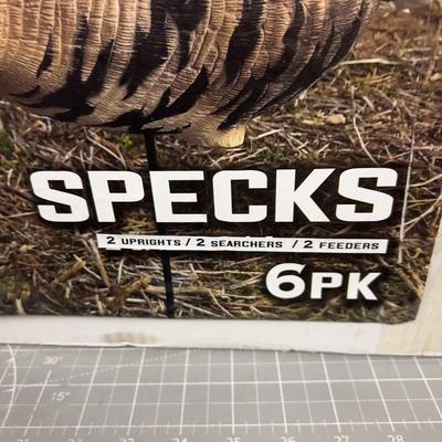 4 Pack of Speckle Belly DECOY Geese