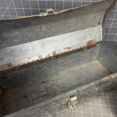 A Wood and A Metal Tool Tote