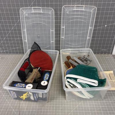 Ping Pong Gear: Nets, Paddles and Balls 