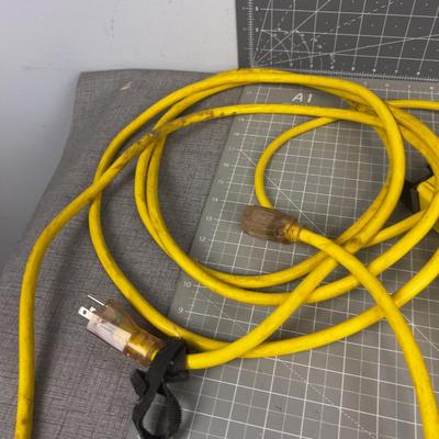 Heavy Duty Extension Cord and Plug Multiple