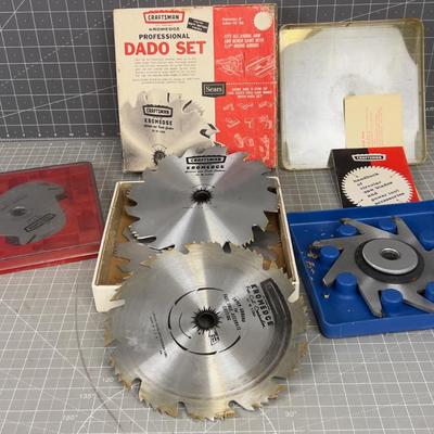 CRAFTSMAN DADO Blade LOT (Not necessarily Set)  