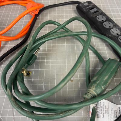 Cords Orange, Green + Plug Bar
