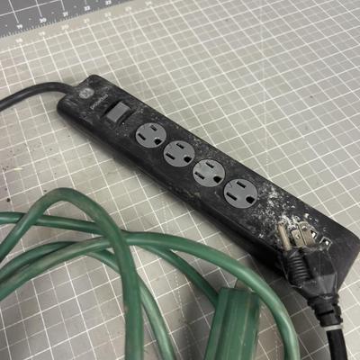 Cords Orange, Green + Plug Bar