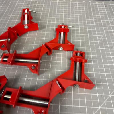 Corner Clamps, Red Color