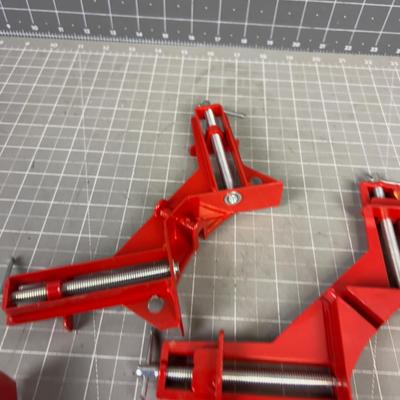 Corner Clamps, Red Color