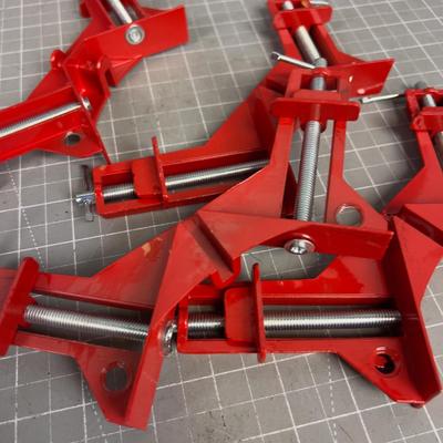 Corner Clamps, Red Color