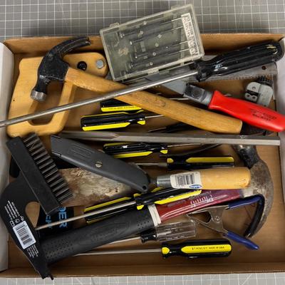 Hand Tools, Hammer, Saw, Screw Drivers 