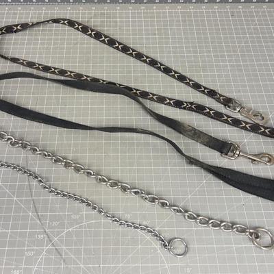 Dog Leashes and Choke Chains 