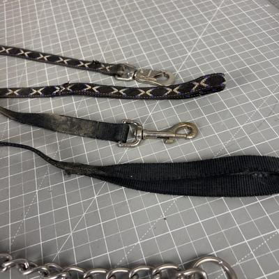Dog Leashes and Choke Chains 