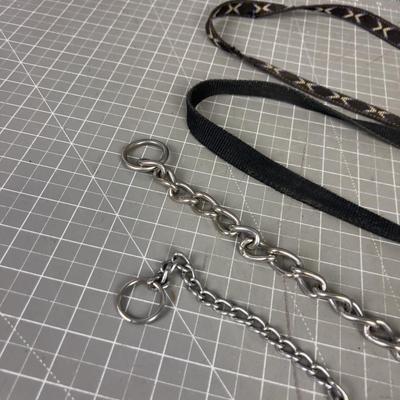Dog Leashes and Choke Chains 