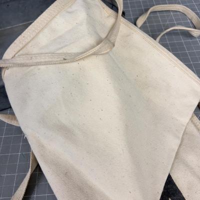 Galvanized Tote and Nail Apron