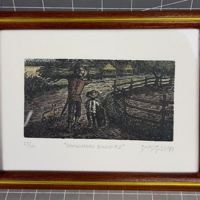 Framed Print 59/100 "Homeward Bound" Blasting 1987